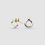 Kit Heath Bevel Cirque Link Stud Earrings