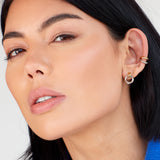 Kit Heath Bevel Cirque Link Stud Earrings