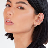 Kit Heath Bevel Cirque Link Stud Earrings