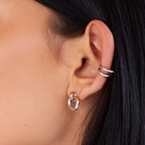 Kit Heath Bevel Cirque Link Stud Earrings