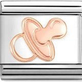 Nomination Classic Rose Gold Dummy Pacifier Charm