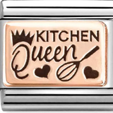 Nomination Classic Rose Gold Kitchen Queen Charm