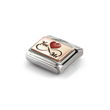 Nomination Classic Rose Gold Enamel You & Me Infinity Heart Charm
