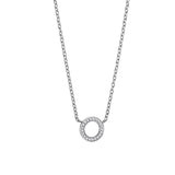 Bering Arctic Symphony Silver Circle Necklace SALE