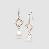 Kit Heath Alicia Golden Pearl Drop Earrings