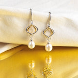 Kit Heath Alicia Golden Pearl Drop Earrings