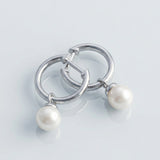Kit Heath Coast Tumble Pearl Mini Hoop Earrings