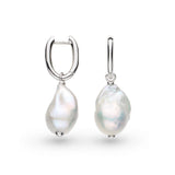 Kit Heath Revival Baroque Pearl Drop Earrings