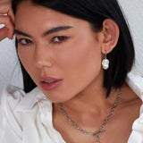 Kit Heath Revival Baroque Pearl Multi-Wear Hoop Earrings SALE