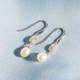 Kit Heath Coast Pebble Glisten Pearl Drop Earrings