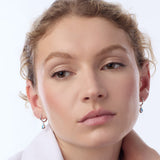 Kit Heath Coast Pebble Blue Opal Hoop Earrings