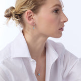 Kit Heath Coast Pebble Blue Opal Hoop Earrings