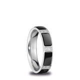 Bering Arctic Symphony Black Ceramic Stacking Ring SALE