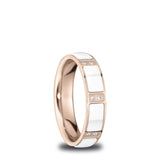 Bering Arctic Symphony White Ceramic Stacking Ring SALE