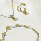 Kit Heath Blossom Flyte Honey Flower Pearl Necklace
