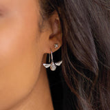 Kit Heath Blossom Flyte Honey Bee Glitz Earrings