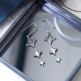 Kit Heath Céleste Astoria Pavé Tri-Star Drop Earrings