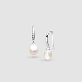 Kit Heath Revival Classic Pearl Glitz CZ Drop Earrings