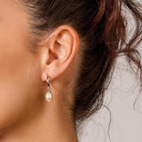 Kit Heath Revival Classic Pearl Hoop Drop Earrings