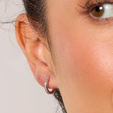 Kit Heath Revival Classic Glitz CZ Hoop Earrings