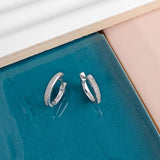 Kit Heath Revival Classic Glitz CZ Hoop Earrings