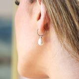 Kit Heath Revival Pearl Drop Hoop Earrings
