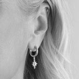 Kit Heath Céleste North Star Hoop Drop Earrings