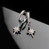 Kit Heath Céleste North Star Hoop Drop Earrings