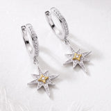 Kit Heath Céleste North Star Golden Two-Tone Hoop Earrings