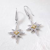 Kit Heath Céleste North Star Golden Two-Tone Drop Earrings