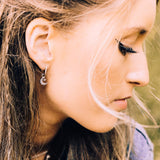 Kit Heath Céleste Sun & Crescent Moon Hoop Earrings