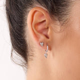Kit Heath Desire Kiss Precious Hoop Drop Earrings