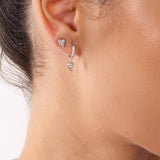 Kit Heath Desire Kiss Precious Hoop Drop Earrings