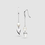 Kit Heath Desire Kiss Pearl Chain Drop Earrings