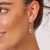 Kit Heath Desire Kiss Pearl Chain Drop Earrings
