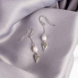 Kit Heath Desire Kiss Pearl Chain Drop Earrings