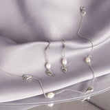 Kit Heath Desire Kiss Pearl Chain Drop Earrings