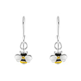 Dew Bee Enamel Drop Earrings