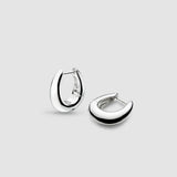 Kit Heath Coast Pebble Smooth Hoop Earrings