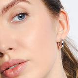 Kit Heath Coast Pebble Smooth Hoop Earrings