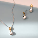 Kit Heath Coast Pebble Golden Drop Earrings