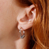Kit Heath Coast Tumble Sand Hoop Earrings