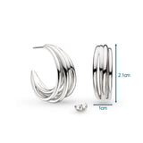 Kit Heath Entwine Helix Wrap Grande Hoop Earrings SALE