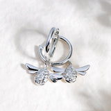 Kit Heath Blossom Flyte Honey Bee Hoop Earrings