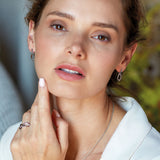 Kit Heath Entwine Twine Link Hoop Earrings