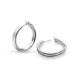 Kit Heath Bevel Unity Hinged Hoop Earrings