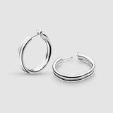 Kit Heath Bevel Unity Maxi Hoop Earrings