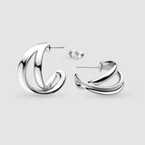 Kit Heath Serenity Grande Crossover Hoop Earrings