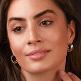 Kit Heath Serenity Grande Crossover Hoop Earrings