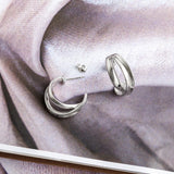 Kit Heath Serenity Grande Crossover Hoop Earrings